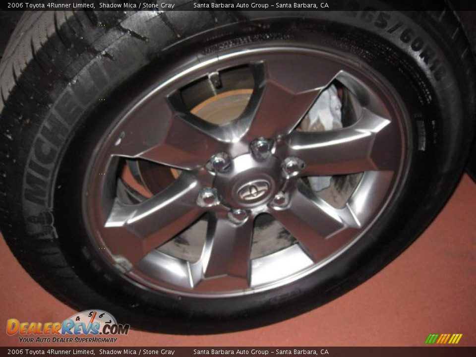 2006 Toyota 4Runner Limited Shadow Mica / Stone Gray Photo #21