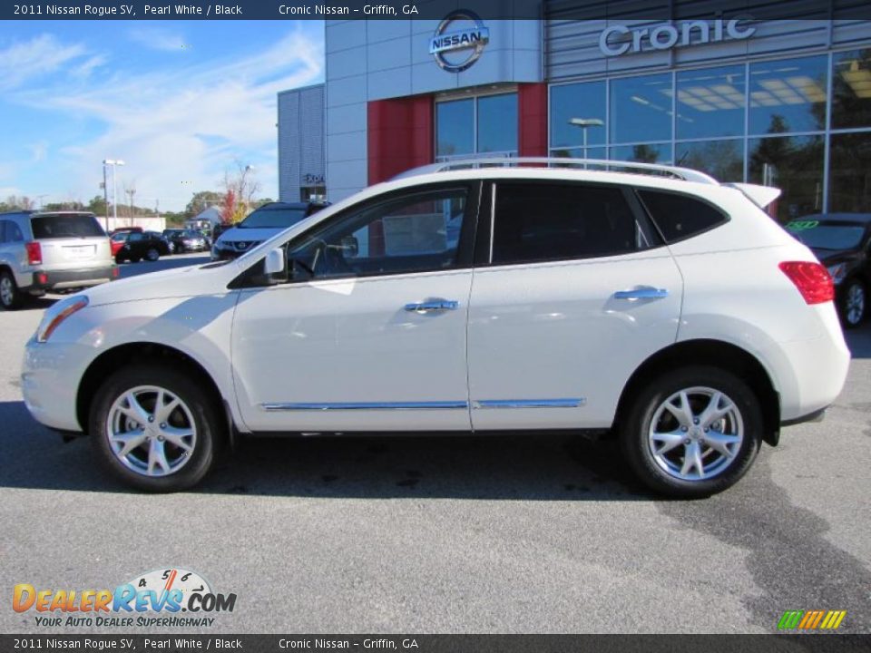 2011 Nissan rogue pearl white #5