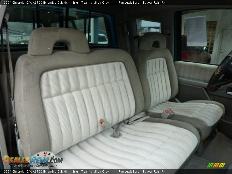 Gray Interior - 1994 Chevrolet C/K K1500 Extended Cab 4x4 Photo #18