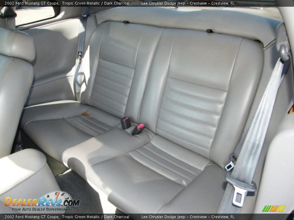 2002 Ford Mustang GT Coupe Tropic Green Metallic / Dark Charcoal Photo #18