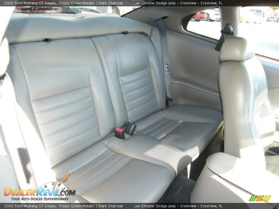 2002 Ford Mustang GT Coupe Tropic Green Metallic / Dark Charcoal Photo #20