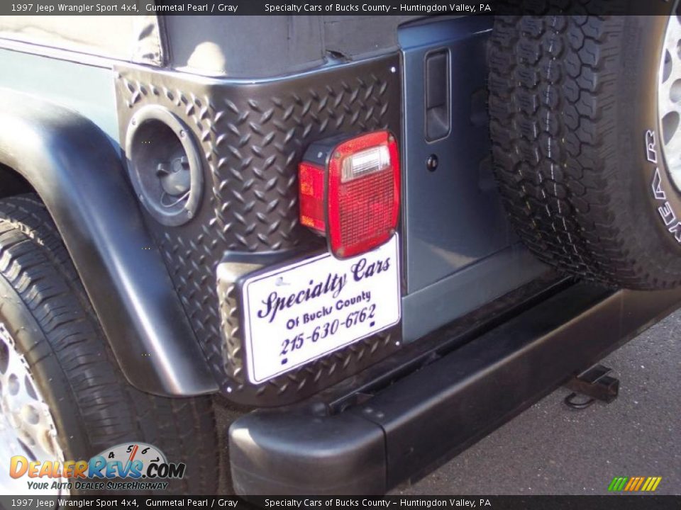 1997 Jeep Wrangler Sport 4x4 Gunmetal Pearl / Gray Photo #25