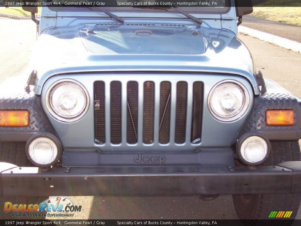 1997 Jeep Wrangler Sport 4x4 Gunmetal Pearl / Gray Photo #27