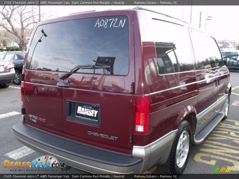 2005 Chevrolet Astro LT AWD Passenger Van Dark Carmine Red Metallic / Neutral Photo #5