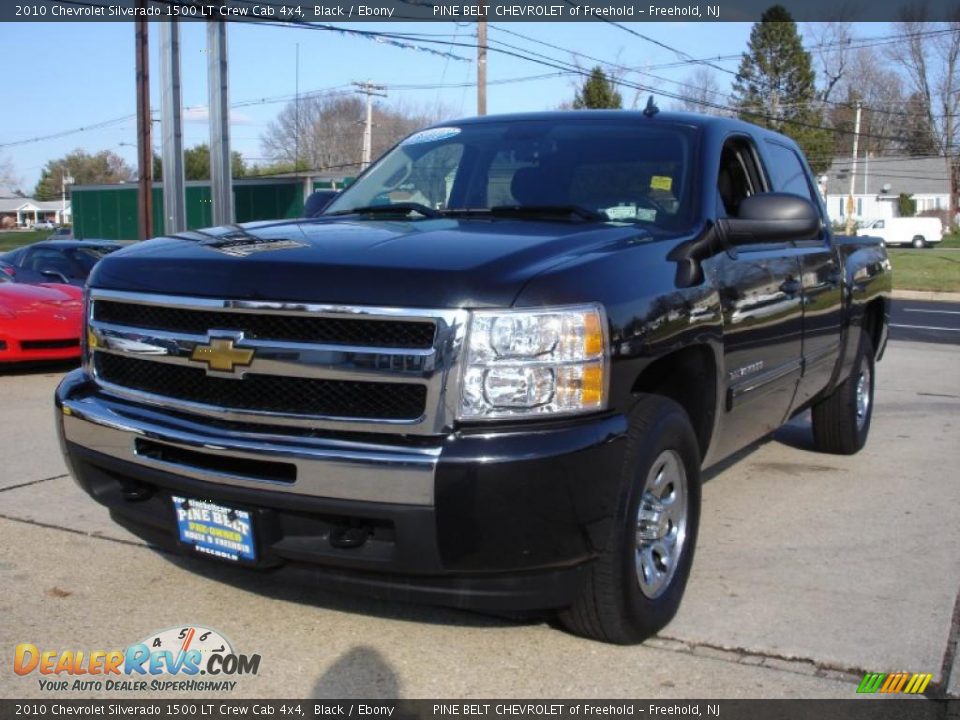 2010 Chevrolet Silverado 1500 LT Crew Cab 4x4 Black / Ebony Photo #1