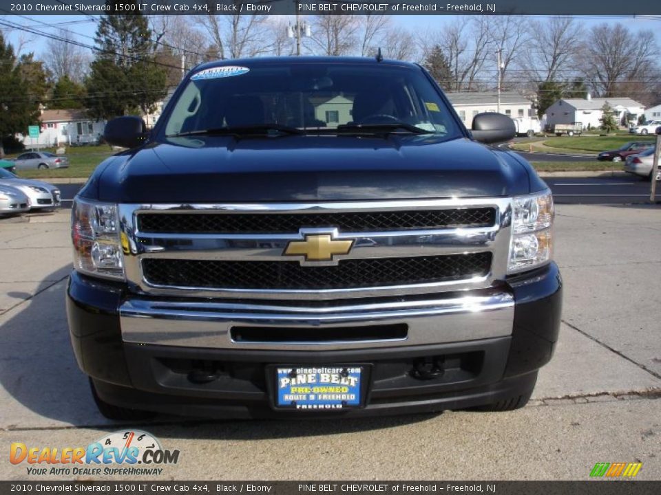 2010 Chevrolet Silverado 1500 LT Crew Cab 4x4 Black / Ebony Photo #2