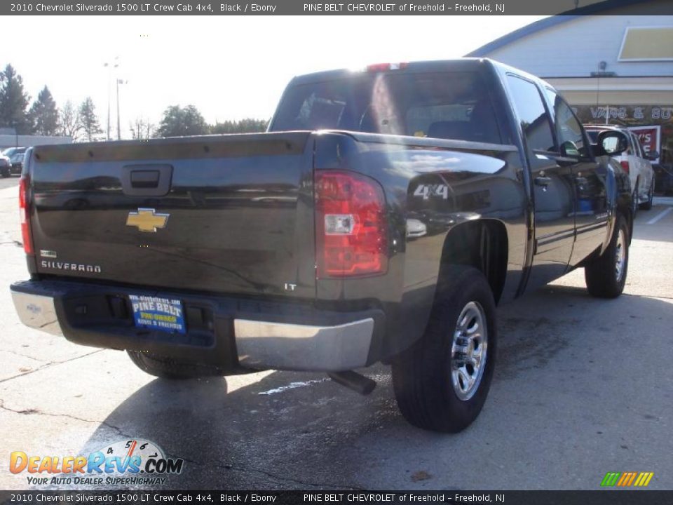 2010 Chevrolet Silverado 1500 LT Crew Cab 4x4 Black / Ebony Photo #4