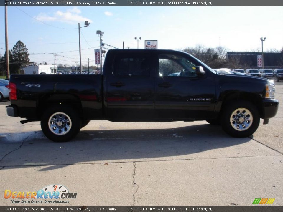 2010 Chevrolet Silverado 1500 LT Crew Cab 4x4 Black / Ebony Photo #7