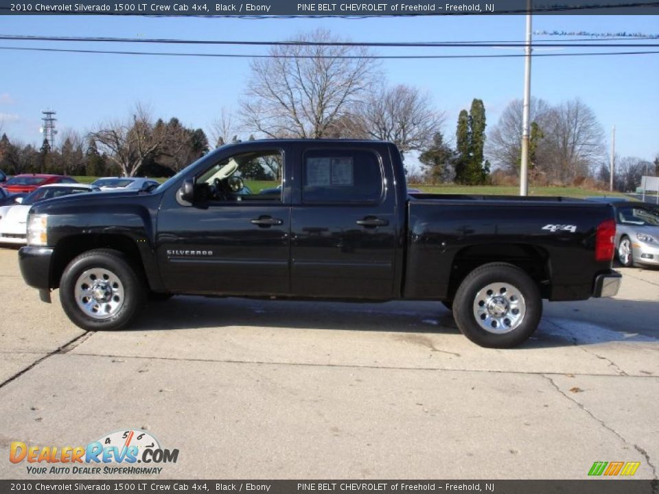 2010 Chevrolet Silverado 1500 LT Crew Cab 4x4 Black / Ebony Photo #9