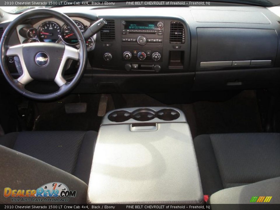 2010 Chevrolet Silverado 1500 LT Crew Cab 4x4 Black / Ebony Photo #12