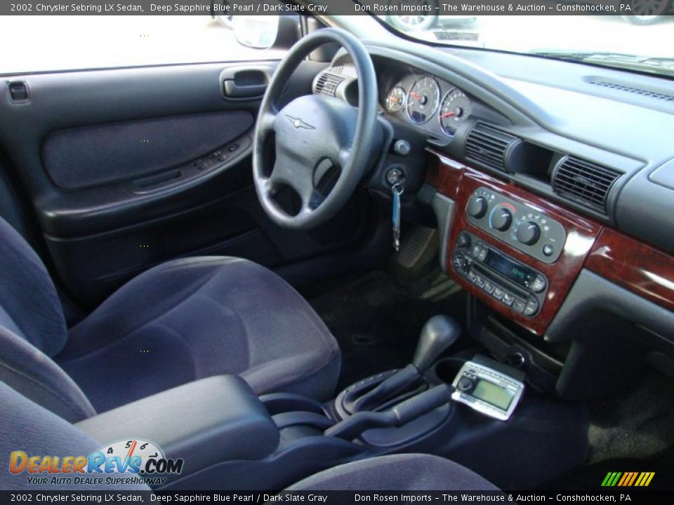 Dashboard of 2002 Chrysler Sebring LX Sedan Photo #19