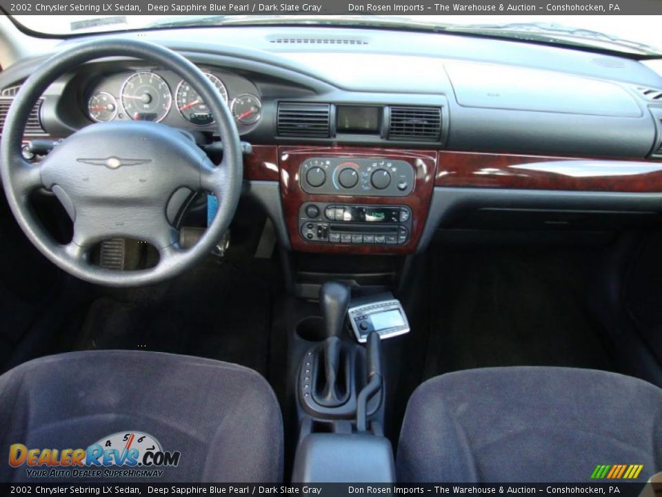 Dashboard of 2002 Chrysler Sebring LX Sedan Photo #26