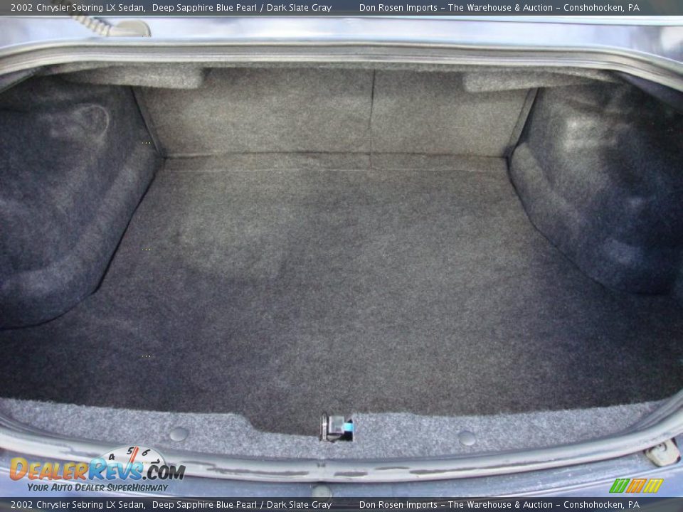 2002 Chrysler Sebring LX Sedan Trunk Photo #28