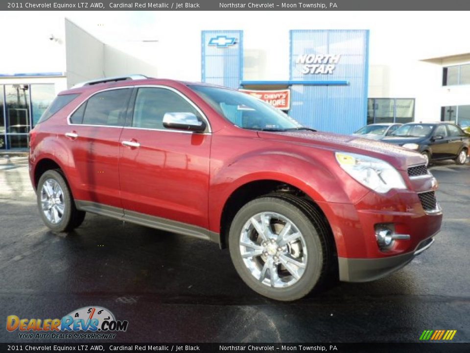 2011 Chevrolet Equinox LTZ AWD Cardinal Red Metallic / Jet Black Photo #1