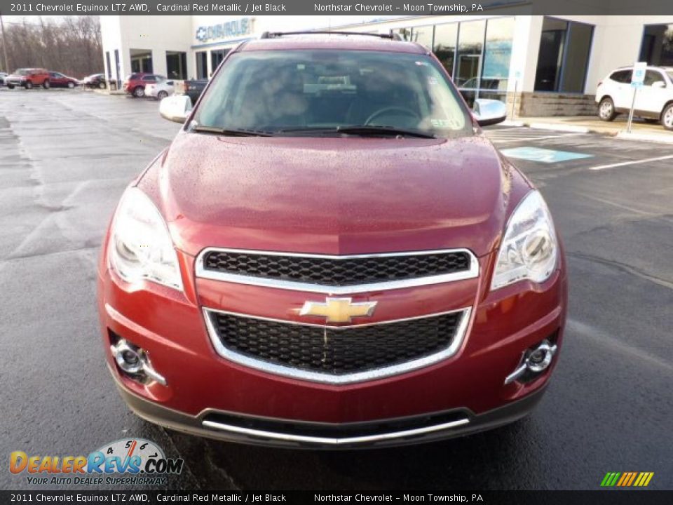 2011 Chevrolet Equinox LTZ AWD Cardinal Red Metallic / Jet Black Photo #2