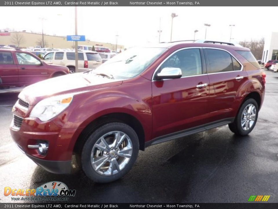 2011 Chevrolet Equinox LTZ AWD Cardinal Red Metallic / Jet Black Photo #3