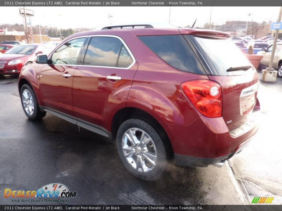 2011 Chevrolet Equinox LTZ AWD Cardinal Red Metallic / Jet Black Photo #5