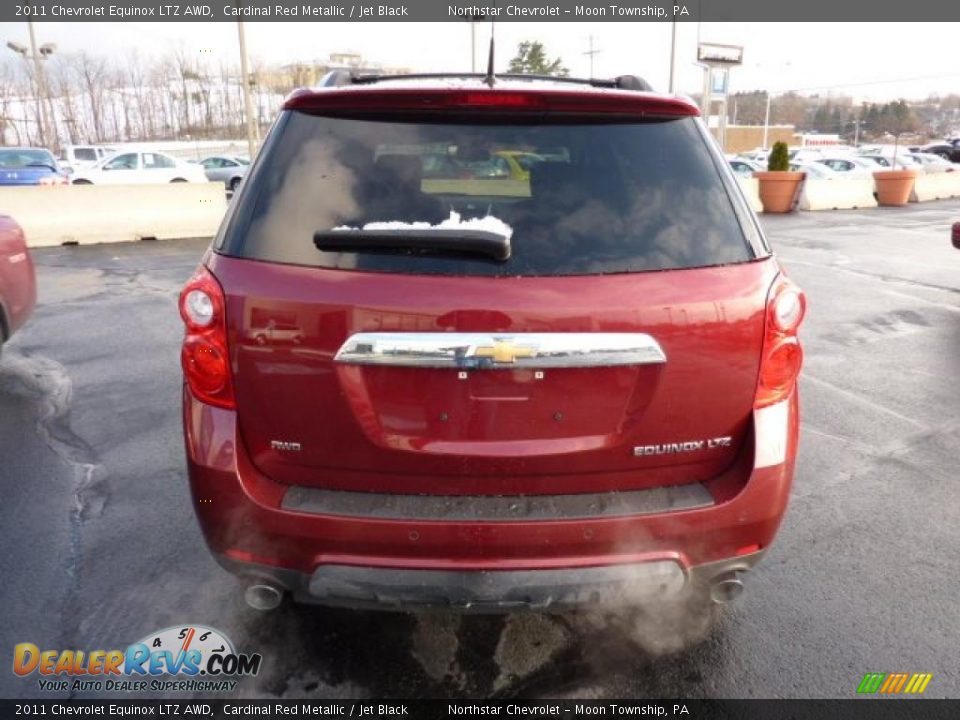 2011 Chevrolet Equinox LTZ AWD Cardinal Red Metallic / Jet Black Photo #6