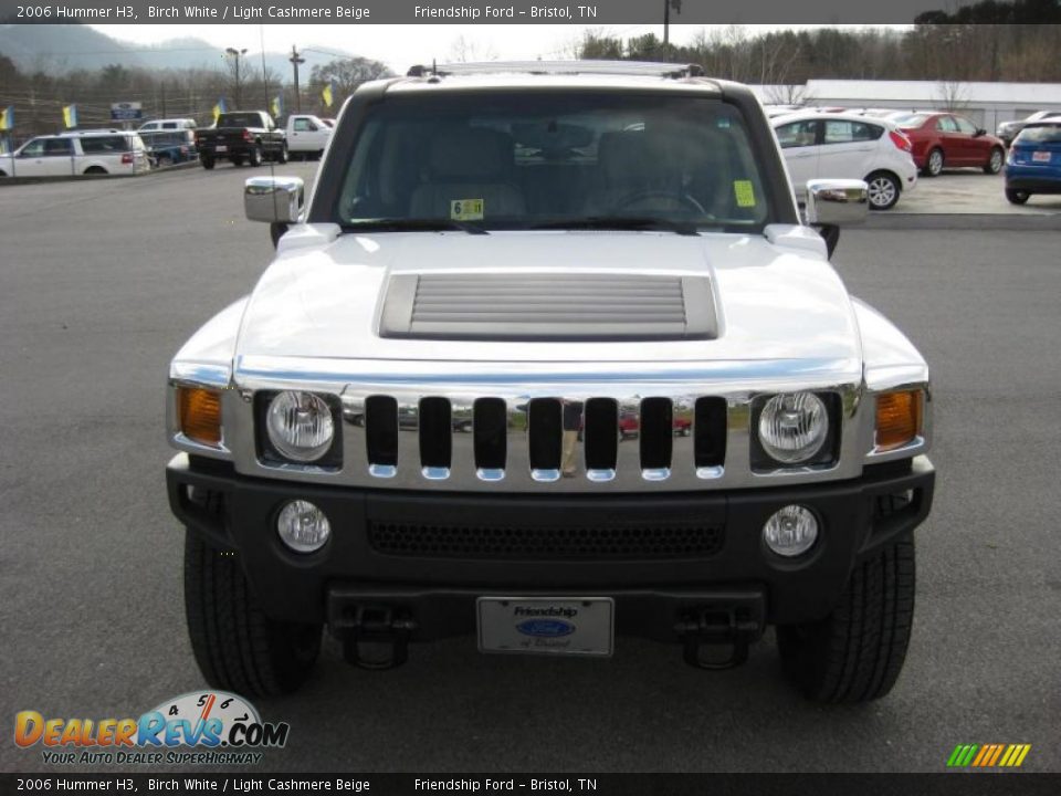 2006 Hummer H3 Birch White / Light Cashmere Beige Photo #3