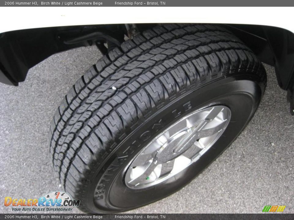 2006 Hummer H3 Birch White / Light Cashmere Beige Photo #9