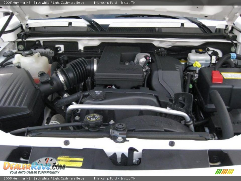 2006 Hummer H3 Birch White / Light Cashmere Beige Photo #11