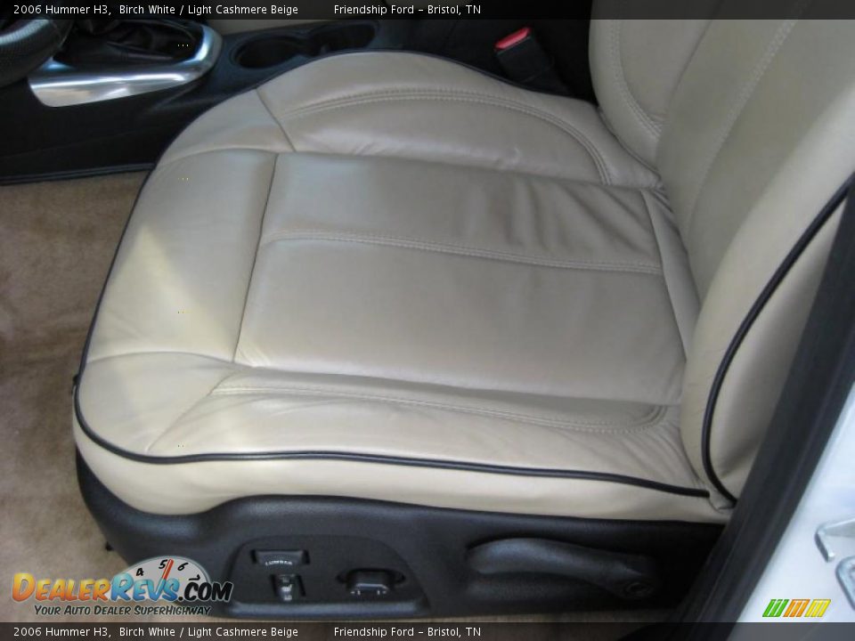 2006 Hummer H3 Birch White / Light Cashmere Beige Photo #14