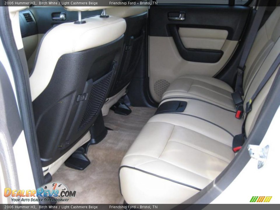 2006 Hummer H3 Birch White / Light Cashmere Beige Photo #16
