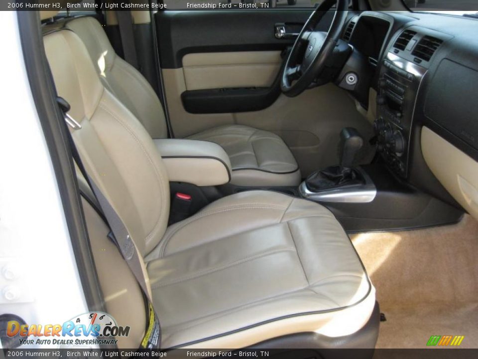 2006 Hummer H3 Birch White / Light Cashmere Beige Photo #19