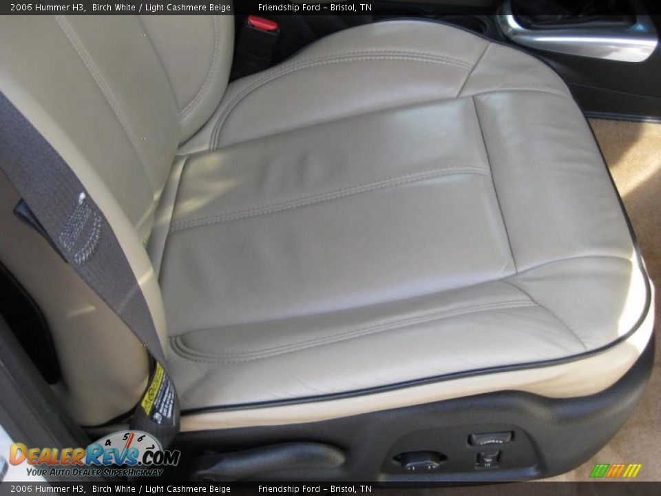 2006 Hummer H3 Birch White / Light Cashmere Beige Photo #20