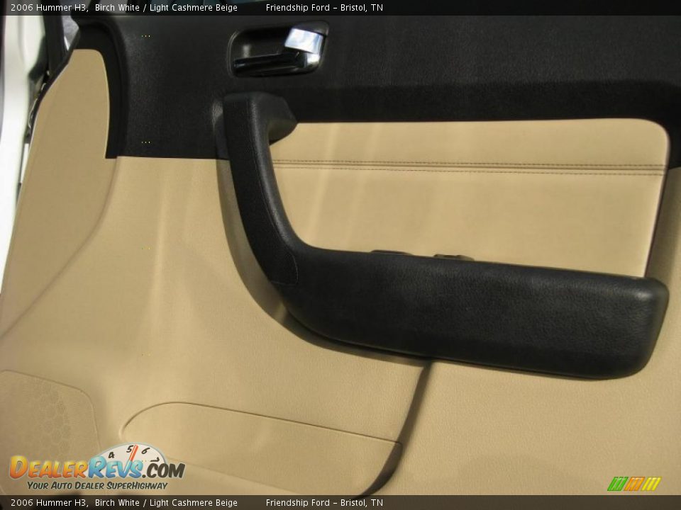2006 Hummer H3 Birch White / Light Cashmere Beige Photo #21