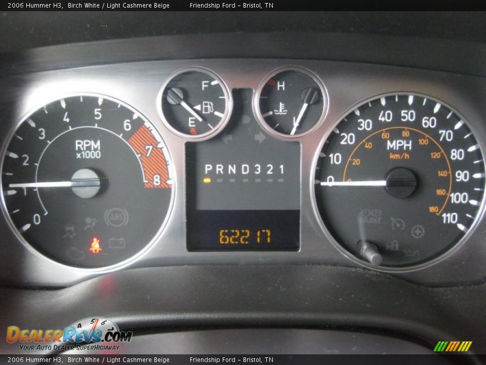 2006 Hummer H3 Birch White / Light Cashmere Beige Photo #28