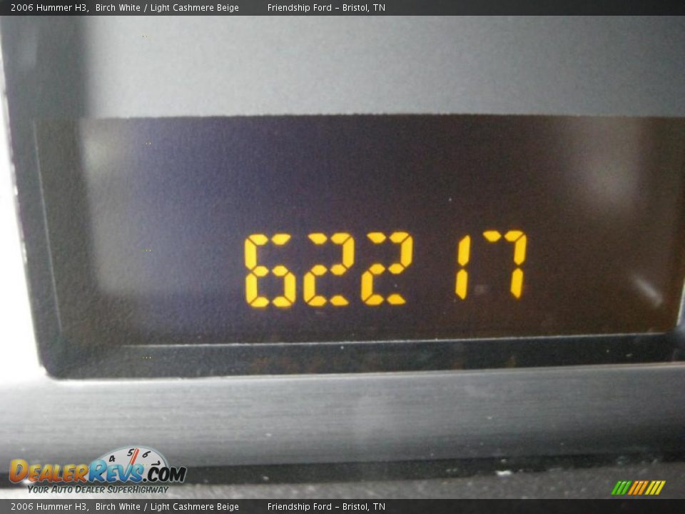 2006 Hummer H3 Birch White / Light Cashmere Beige Photo #30