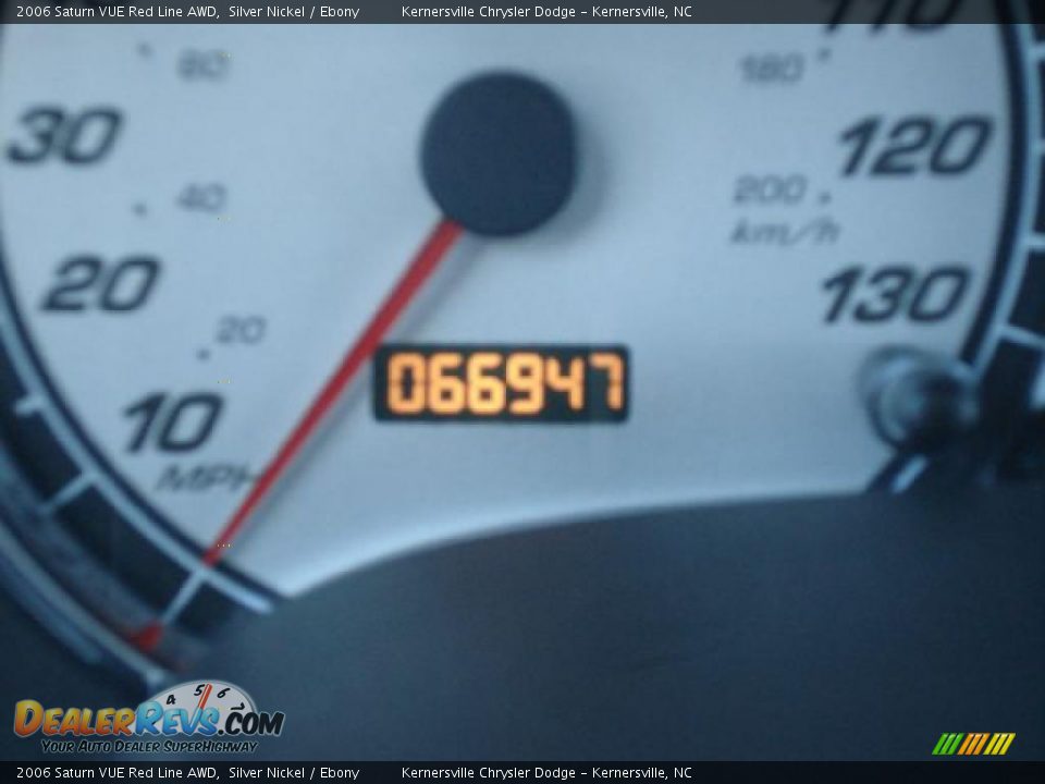 2006 Saturn VUE Red Line AWD Silver Nickel / Ebony Photo #32