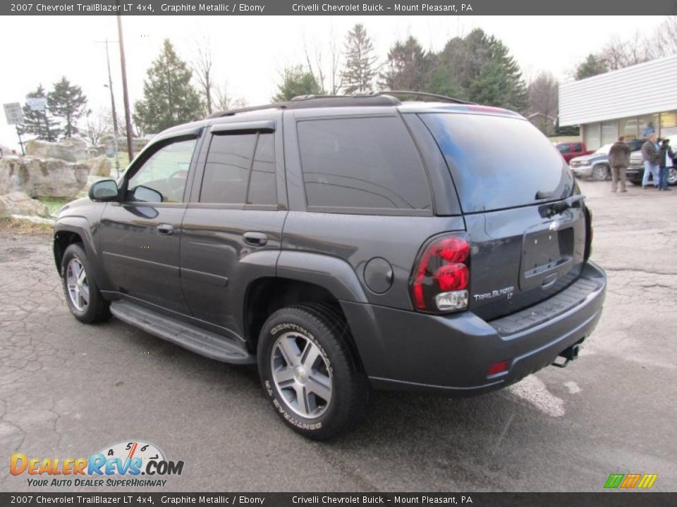 2007 Chevrolet TrailBlazer LT 4x4 Graphite Metallic / Ebony Photo #3
