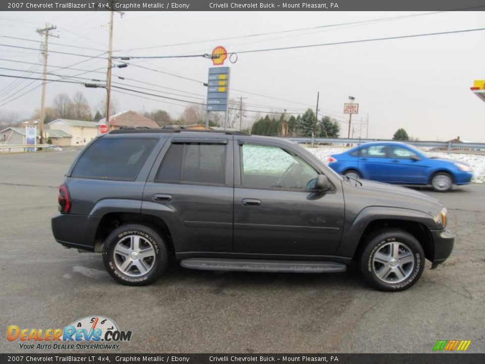 2007 Chevrolet TrailBlazer LT 4x4 Graphite Metallic / Ebony Photo #6