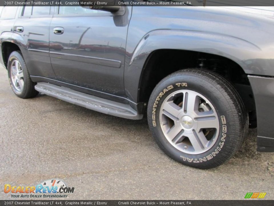 2007 Chevrolet TrailBlazer LT 4x4 Graphite Metallic / Ebony Photo #7