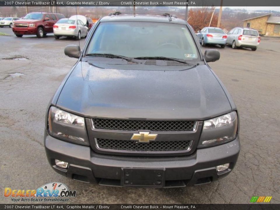 2007 Chevrolet TrailBlazer LT 4x4 Graphite Metallic / Ebony Photo #9