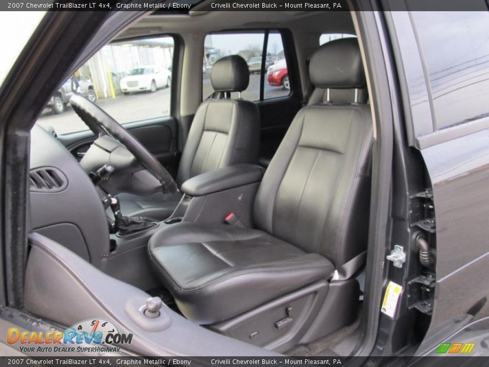 2007 Chevrolet TrailBlazer LT 4x4 Graphite Metallic / Ebony Photo #13