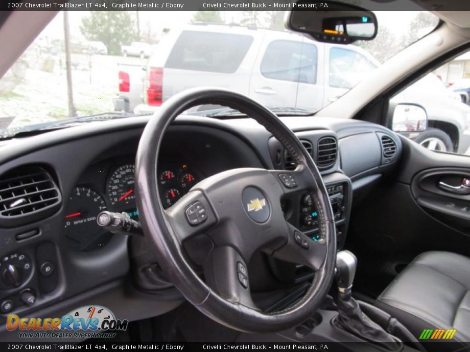 2007 Chevrolet TrailBlazer LT 4x4 Graphite Metallic / Ebony Photo #14