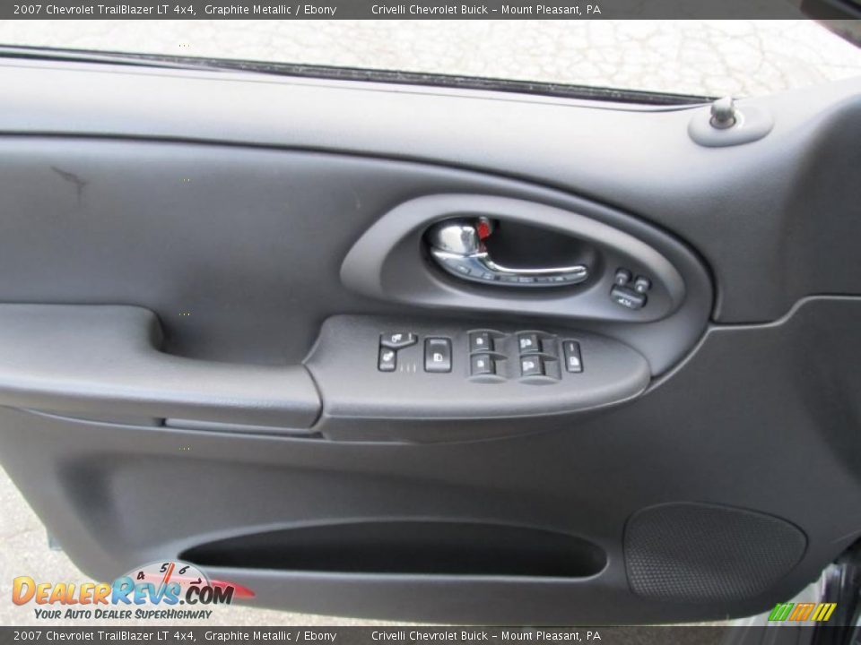 2007 Chevrolet TrailBlazer LT 4x4 Graphite Metallic / Ebony Photo #15