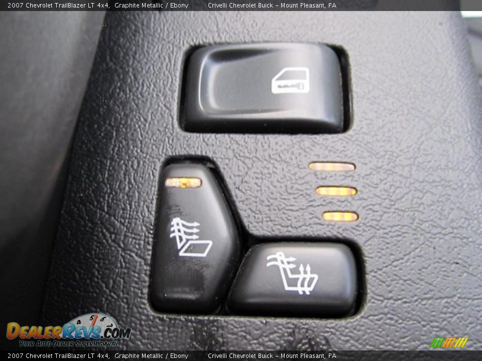2007 Chevrolet TrailBlazer LT 4x4 Graphite Metallic / Ebony Photo #16