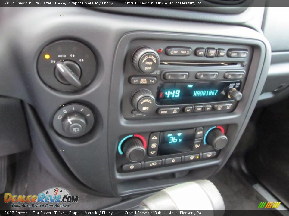 2007 Chevrolet TrailBlazer LT 4x4 Graphite Metallic / Ebony Photo #20
