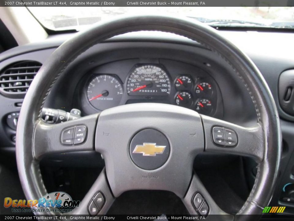 2007 Chevrolet TrailBlazer LT 4x4 Graphite Metallic / Ebony Photo #21