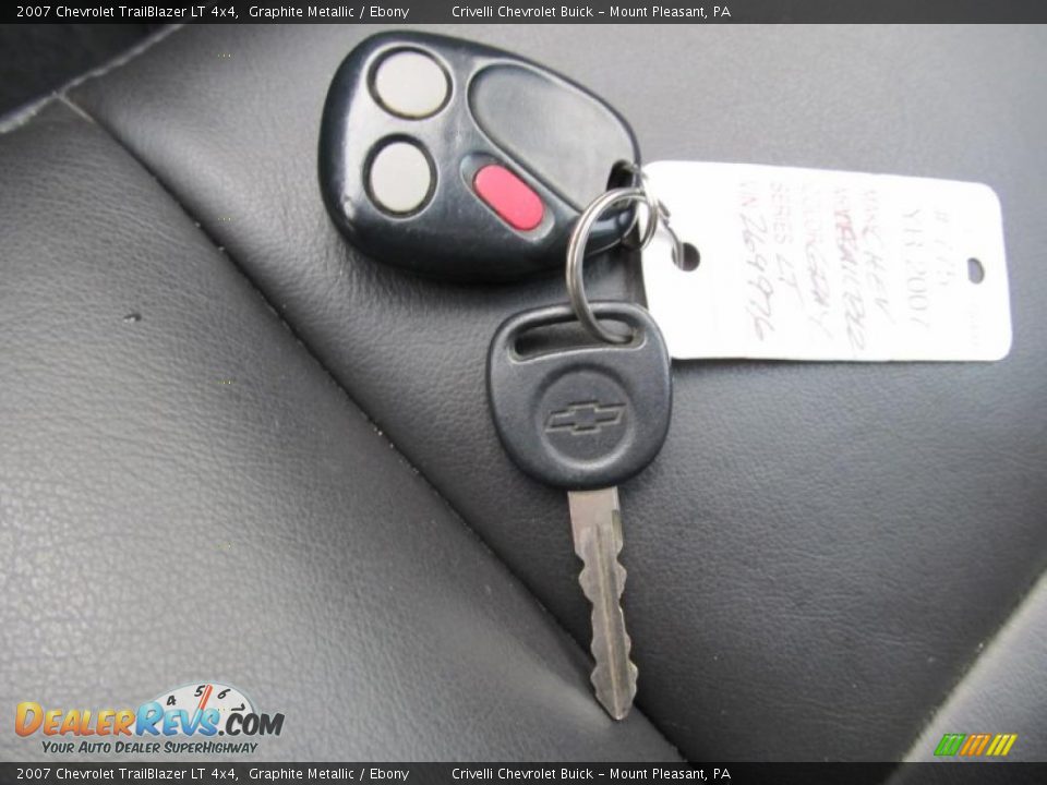 2007 Chevrolet TrailBlazer LT 4x4 Graphite Metallic / Ebony Photo #22