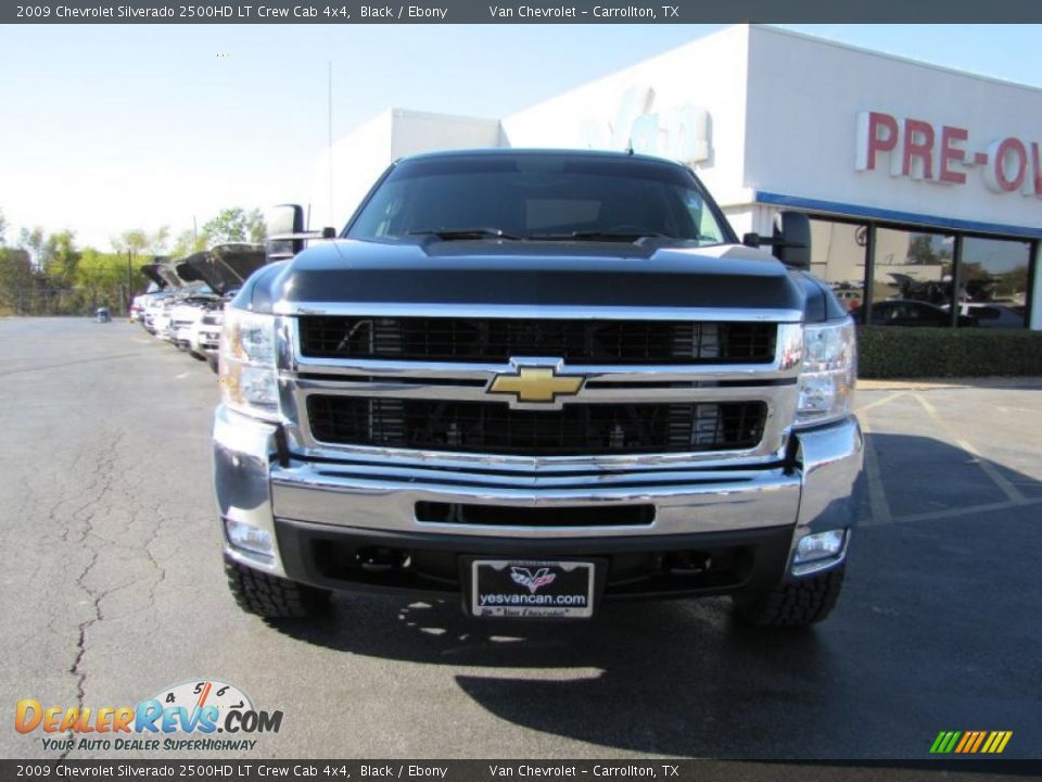 2009 Chevrolet Silverado 2500HD LT Crew Cab 4x4 Black / Ebony Photo #2