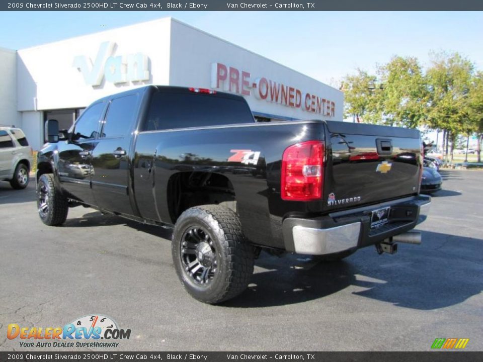 2009 Chevrolet Silverado 2500HD LT Crew Cab 4x4 Black / Ebony Photo #5