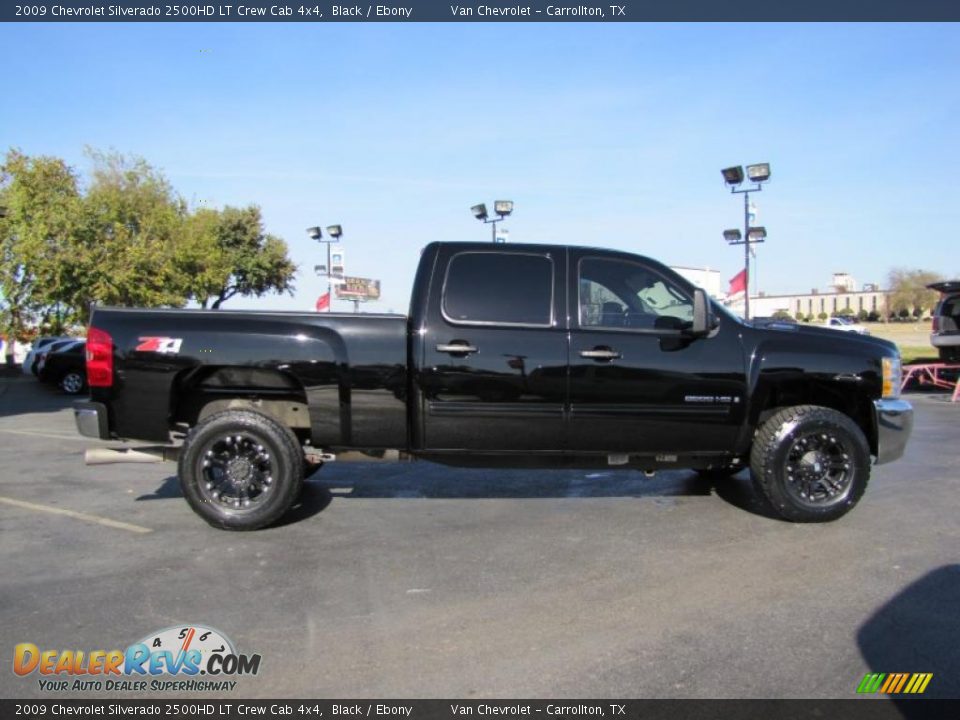 2009 Chevrolet Silverado 2500HD LT Crew Cab 4x4 Black / Ebony Photo #7