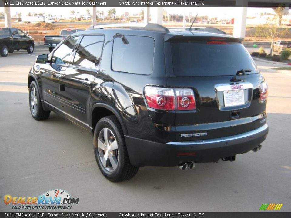 2011 GMC Acadia SLT Carbon Black Metallic / Cashmere Photo #3