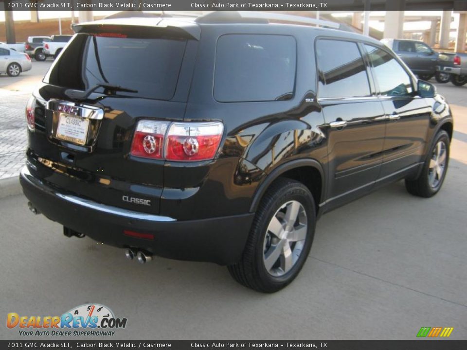 2011 GMC Acadia SLT Carbon Black Metallic / Cashmere Photo #5