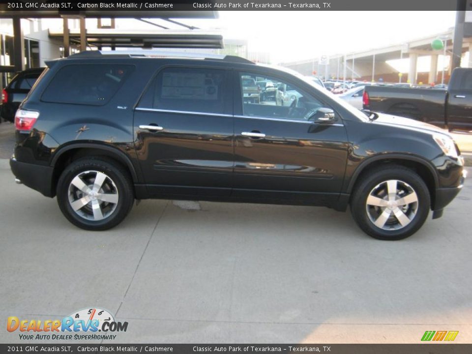 2011 GMC Acadia SLT Carbon Black Metallic / Cashmere Photo #6